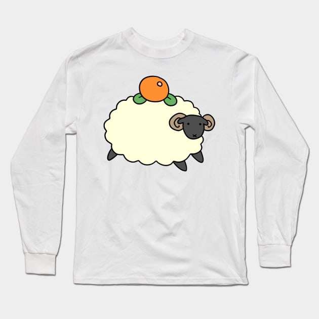 Orange Ram Long Sleeve T-Shirt by saradaboru